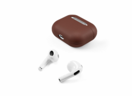 Epico Leather Case Airpods 4 - hnědá