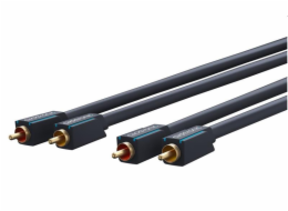 ClickTronic HQ OFC kabel 2x CINCH - 2x CINCH RCA, M/M, 3m