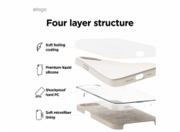 Elago kryt Silicone Case pro iPhone 16e - Black