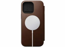 Nomad pouzdro Modern Leather Folio Magsafe pro iPhone 16 Pro Max - Brown