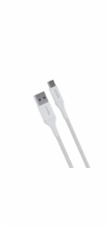 iStores by Epico Braided Cable 0.3m USB-C to USB-A - bílý