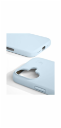 iDeal Silicone Case MagSafe iPhone 16 Light Blue