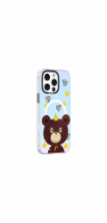 Devia kryt Canvas Series Magnetic Case pro iPhone 16 Pro - Starry Bear