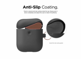 Elago Airpods 2 Silicone Hang Case - Dark Gray