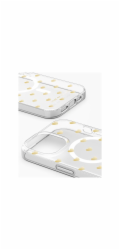 iDeal Fashion Clear Case MagSafe iPhone 13/14/15 Golden Hearts