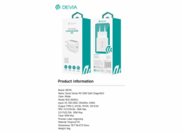 Deví síťová nabíječka Smart series PD Quick Charger 30W - White