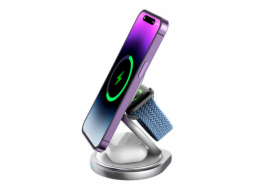 Ofkoz Wireless Charger 3 in 1 - Silver