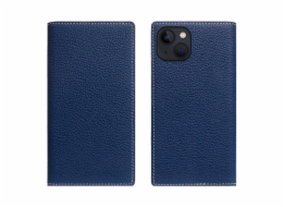 SLG Design pouzdro D8 Magsafe Full Grain Leather pro iPhone 15 - Navy Blue