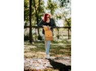 RED ANT FRAME Ochranný kožený batoh na MacBook do 14" hořčicový