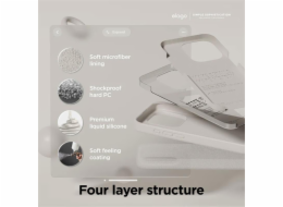 Elago kryt Silicone Case pro iPhone 15 Pro Max - Jean Indigo