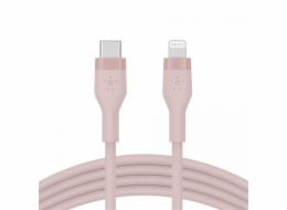 Belkin kabel Boost Charge Flex Silicone USB-C to Lightning 3m - Pink
