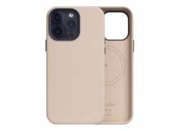 SLG Design kryt D5 Magsafe Calf Skin Leather pro iPhone 15 Pro Max - Craie