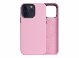 SLG Design kryt D5 Magsafe Calf Skin Leather pro iPhone 15 Pro Max - Pink