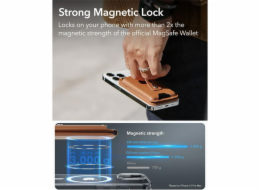 ESR Geo Wallet Stand S Apple Find My Funcionality - Caramel Brown