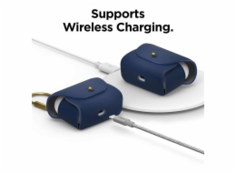 Elago Airpods Pro/Pro 2 Leather Case - Jean Indigo