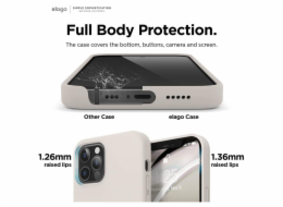Elago kryt Silicone Case pro iPhone 12/12 Pro - Stone