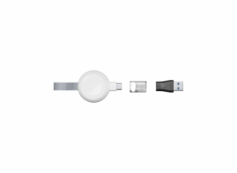 Cellularline Power Pill cestovní nabíječka pro Apple Watch, s USB adaptérem, bílá