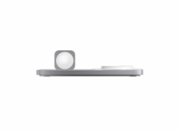 Nomad Base One Max 2-in-1 Magsafe Charger - Silver