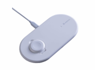 Adam Elements Omnia Q2 2-in-1 Fast Charging Stand - White