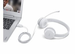 Lenovo 110 Stereo USB Headset White