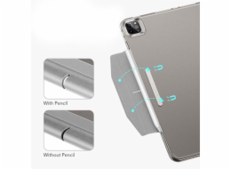 ESR pouzdro Ascend Trifold Case pro iPad Pro 12.9" 2021/2022 - Silver Gray