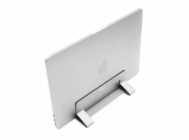 Macally stojan Vertical laptop stand - Silver Aluminium