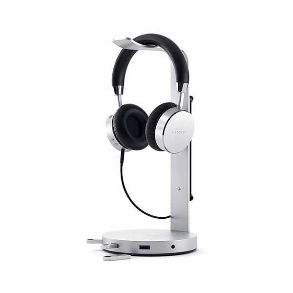 Satechi stojan na sluchátka USB Headphone Stand - Silver ...