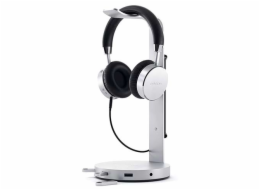 Satechi stojan na sluchátka USB Headphone Stand - Silver Aluminium
