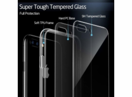 ESR kryt Mimic Tempered Glass Case pro iPhone 7 Plus/8 Plus - Clear