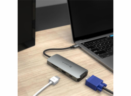 Adam Elements USB-C multiport hub CASA 8 in 1 - Grey