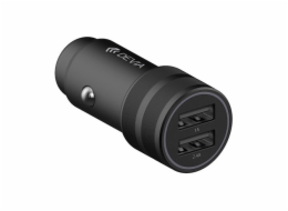 Deví nabíječka do auta Traveller Series 2ports 5V, 2.4A - Black