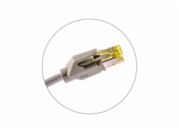 KELine patch kabel Cat5E, FTP, LSOH - 10m, šedý