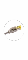 KELine patch kabel Cat5E, FTP, LSOH - 1,5m, šedý