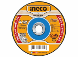 Ingco MCD121151 Řezný kotouč na kov 115 x 1,2 x 22,2 mm