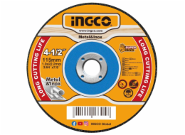 Ingco MCD101151 Řezný kotouč na kov 115 x 1 x 22,2 mm