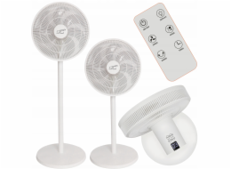 LTC 12, 45W STOJANOVÝ VENTILÁTOR, DIGITÁLNÍ DISPLEJ, DÁLKOVÉ OVLÁDÁNÍ, 3 ÚROVNĚ RYCHLOSTI, OSCILACE