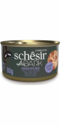 SCHESIR After Dark Kuřecí řízek s kachnou ve vývaru - mokré krmivo pro kočky - 80g