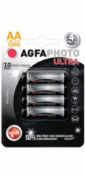 AgfaPhoto Ultra alkalická baterie 1.5V, LR06/AA, 4ks 