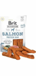 Brit Jerky lososová proteinová tyčinka lahodná 80g