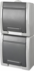 Dvojitá zásuvka ELEKTRO-PLAST AQUANT, IP55