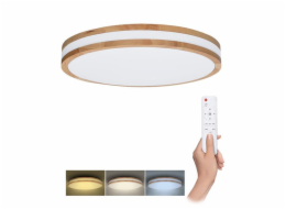 Solight LED osvětlení s dálkovým ovladačem Woody, 48W, 3360lm, 38cm, změna chromatičnosti, stmívatelné - WO8007