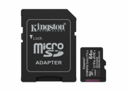Kingston Technology Canvas Select Plus Gen3 64 GB MicroSDXC UHS-I Třída 10
