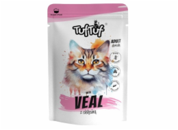 TUF TUF with veal - mokré krmivo pro kočky - 100g