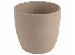 Květináč Domoletti Emi, keramický, O 18 cm, hnědý