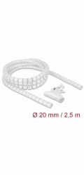 Spiralschlauch mit Einziehwerkzeug, 2,5 Meter x 20mm, Kabelschlauch