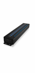 Hub IB-HUB1717 16+1 port USB HUB, 16x USB + 1x USB pro nabíjení, USB 3.2 Gen 1, napájení 96W