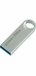 GOODRAM Flash Disk UNO3 256GB, USB 3.2 Gen1, stříbrná