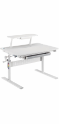 Ergo Office Dětský psací stůl s nastavitelnou výškou, max. 40 kg, ER-483, šedý