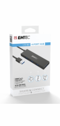 Emtec Hub Ultra Slim USB 3.2 4portový