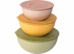 Guzzini EVERYWHERE BIO - Set 3 Containers w.Lid Assorted C.